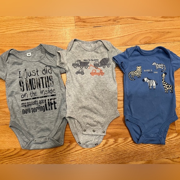 Baby Boys Clothes Outfits Onesies Sets Newborn 0-3 & 3 Months - Picture 7 of 7